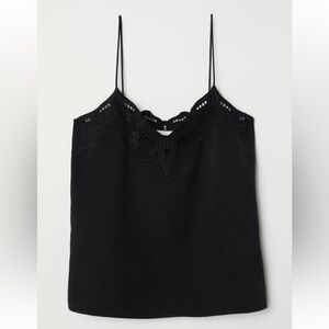 Embroidered cami top